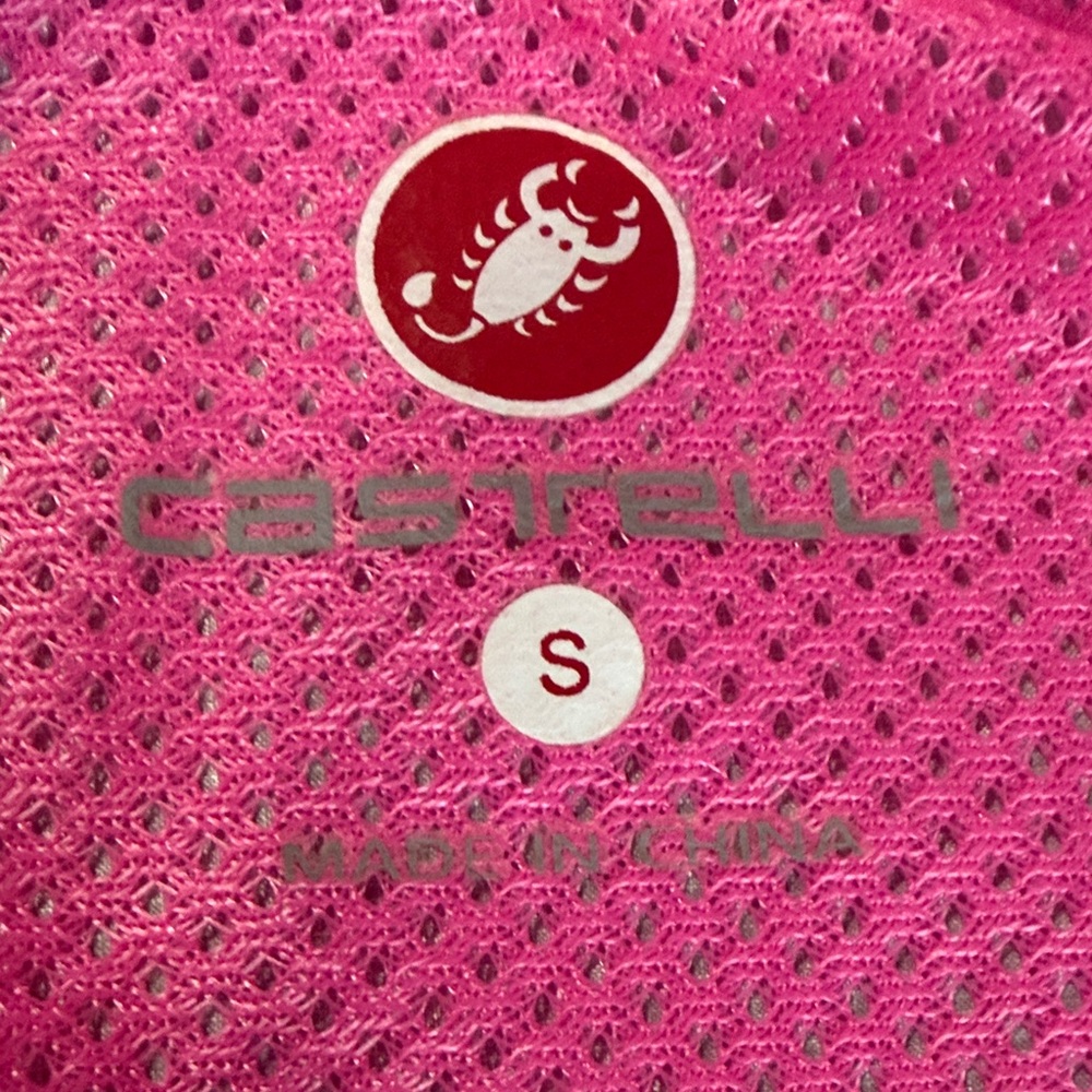 Castelli Velo Women's Lightweight Cycling Jacket with Pink Trim - Picture 7 of 10